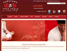 Tablet Screenshot of downtownyogashala.com